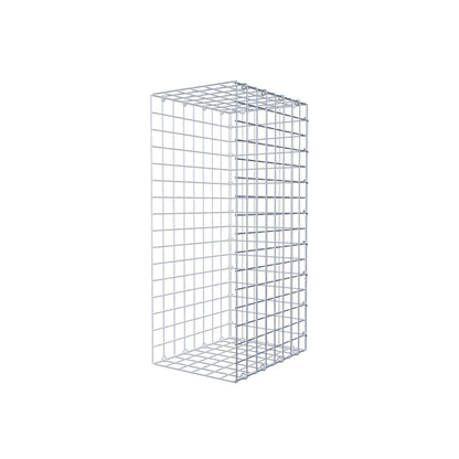 Anbaugabione Typ 2 80 cm x 40 cm x 30 cm (L x H x T), Maschenweite 5 cm x 5 cm, C-Ring