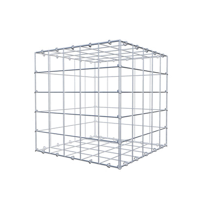 Gabião 50 cm x 50 cm x 50 cm (C x A x P), malhagem 10 cm x 10 cm, anel C