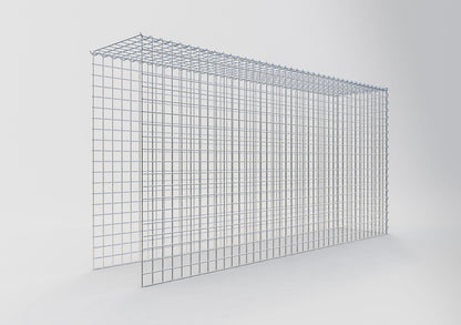 Gabião tipo 4 200 cm x 100 cm x 40 cm (C x A x P), malhagem 5 cm x 5 cm, espiral