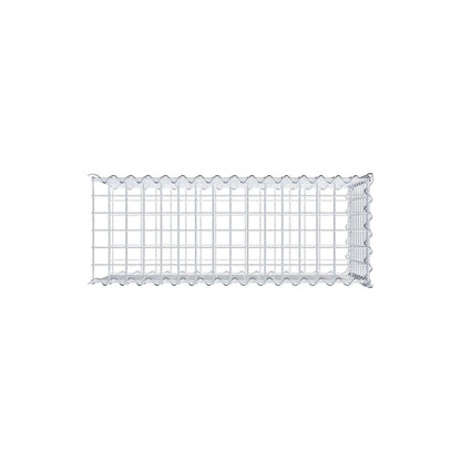 Gavión complementario tipo 2 80 cm x 40 cm x 30 cm (L x A x P), malla 5 cm x 5 cm, espiral