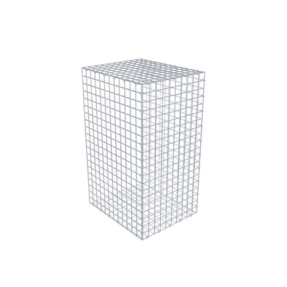 Anbaugabione Typ 2 100 cm x 60 cm x 50 cm (L x H x T), Maschenweite 5 cm x 5 cm, C-Ring
