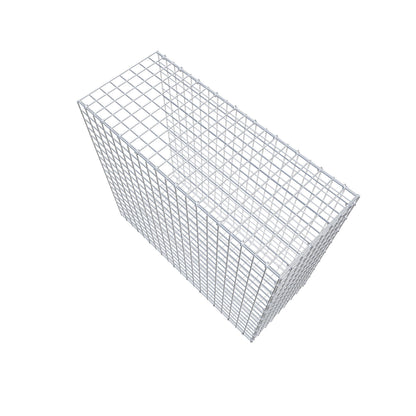 Gavión complementario de tipo 2 100 cm x 90 cm x 40 cm (largo x alto x fondo), malla 5 cm x 5 cm, anillo en C