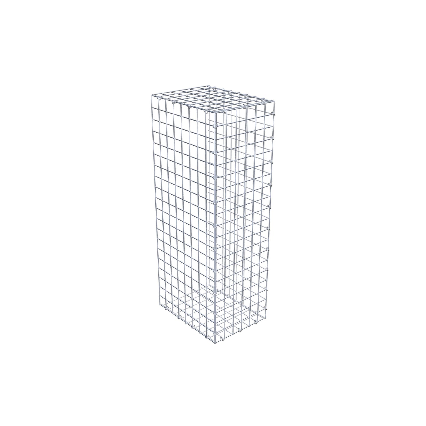 Gavión acoplable tipo 2 100 cm x 40 cm x 30 cm (L x A x P), malla 5 cm x 5 cm, anillo en C