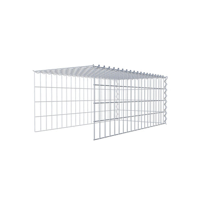 Gavión complementario tipo 4 100 cm x 40 cm x 50 cm (L x A x P), malla 5 cm x 10 cm, espiral