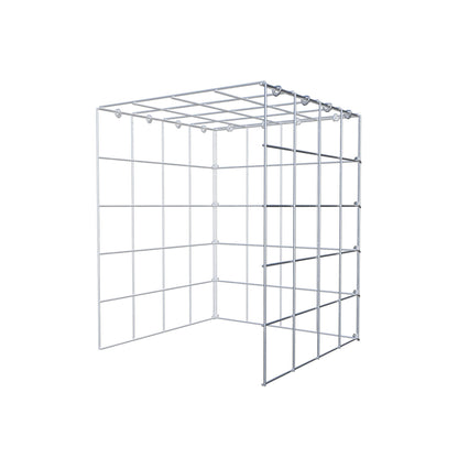 Fourche rapportée type 4 50 cm x 40 cm x 40 cm (L x H x P), mailles 10 cm x 10 cm, anneau C
