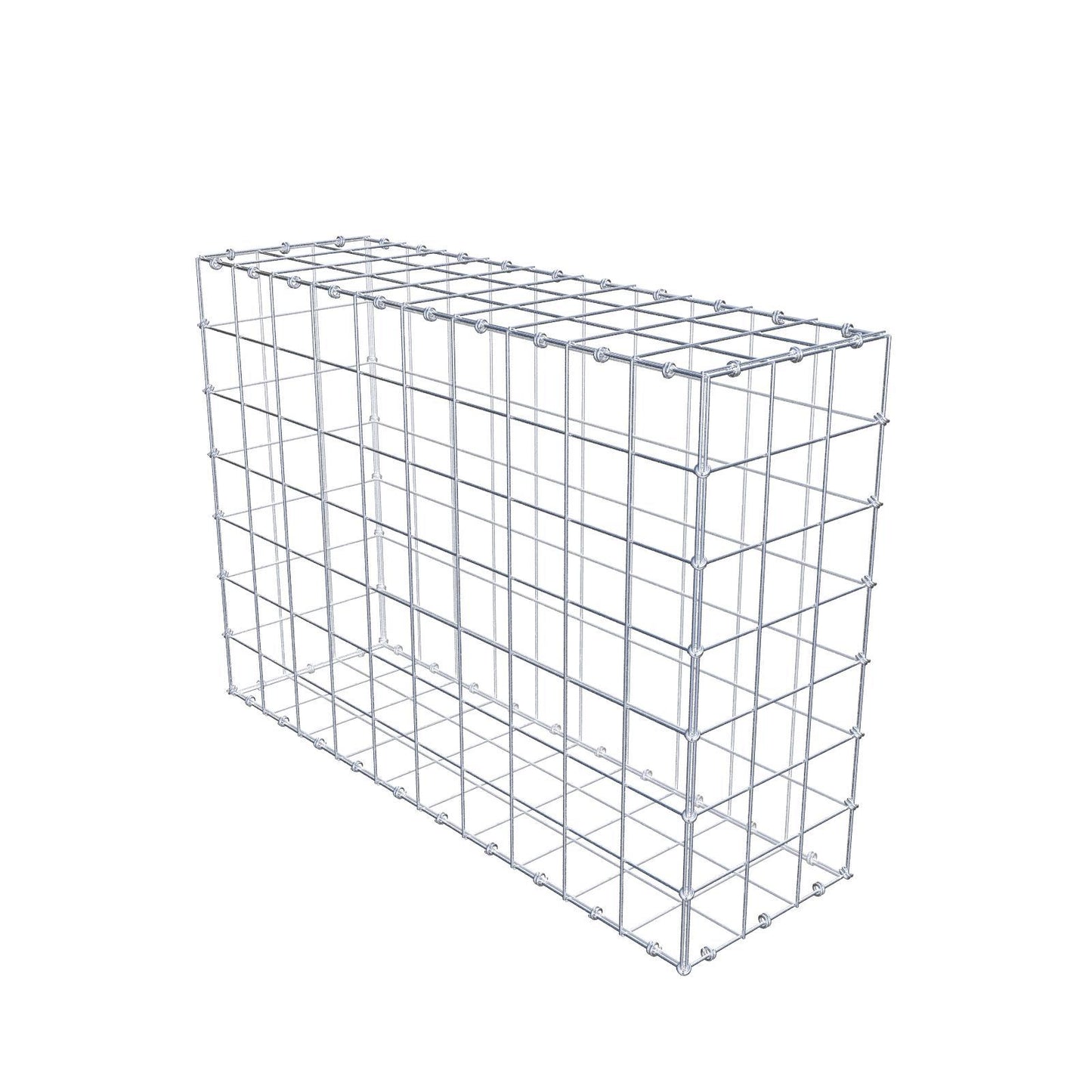 Gabione 100 cm x 70 cm x 30 cm (L x H x T), Maschenweite 10 x 10 cm, Spiralring