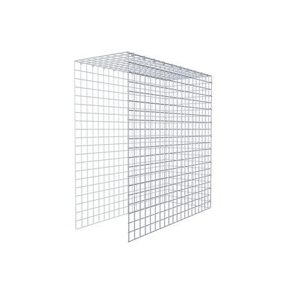 Fourche rapportée type 4 100 cm x 100 cm x 40 cm (L x H x P), mailles 5 cm x 5 cm, anneau C