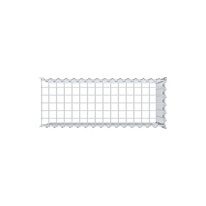 Anbaugabione Typ 4 80 cm x 40 cm x 30 cm (L x H x T), Maschenweite 5 cm x 5 cm, Spirale