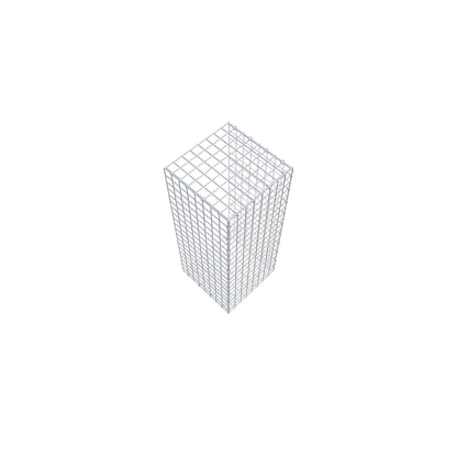 Anbaugabione Typ 2 100 cm x 40 cm x 40 cm (L x H x T), Maschenweite 5 cm x 5 cm, C-Ring