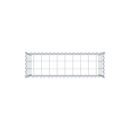 Gabbione aggiuntivo tipo 3 100 cm x 50 cm x 30 cm (L x A x P), maglia 10 cm x 10 cm, spirale