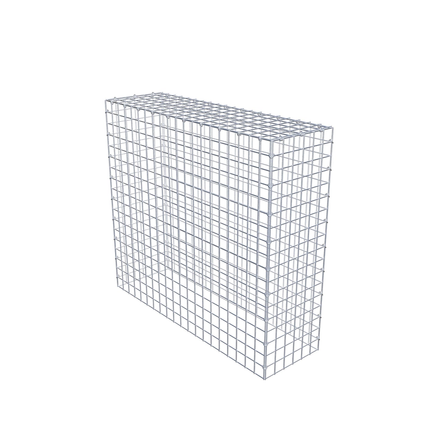 Anbaugabione Typ 3 100 cm x 90 cm x 30 cm (L x H x T), Maschenweite 5 cm x 5 cm, C-Ring