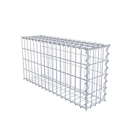 Anbaugabione Typ 2 80 cm x 40 cm x 20 cm (L x H x T), Maschenweite 5 cm x 10 cm, Spirale