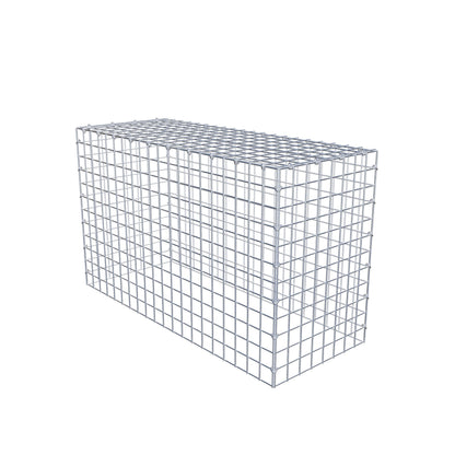 Anbaugabione Typ 3 100 cm x 60 cm x 40 cm (L x H x T), Maschenweite 5 cm x 5 cm, C-Ring