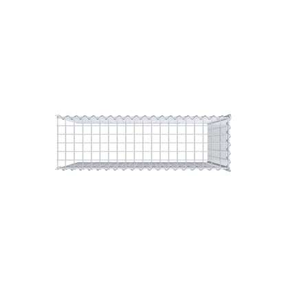 Gabion rapporté type 4 100 cm x 100 cm x 30 cm (L x H x P), mailles 5 cm x 5 cm, spirale