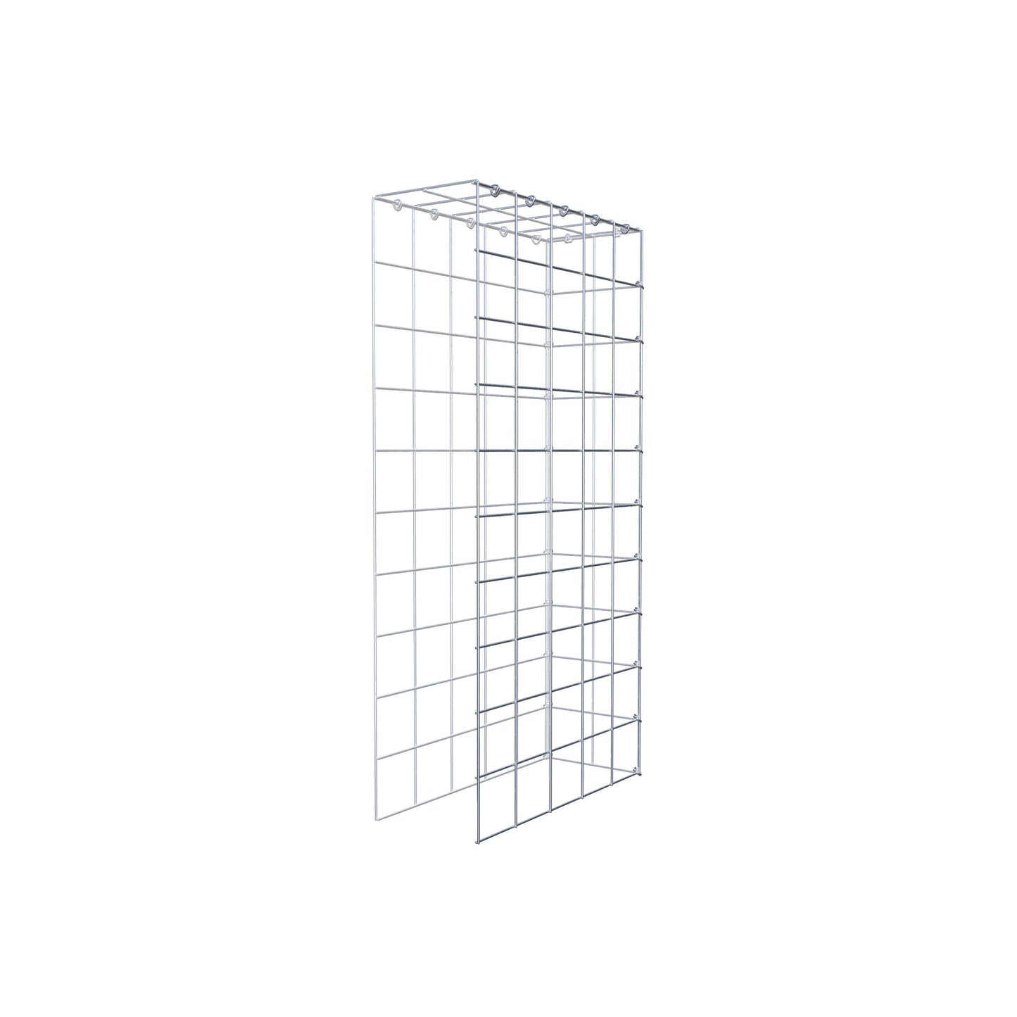 Fourche rapportée type 4 100 cm x 50 cm x 20 cm (L x H x P), mailles 10 cm x 10 cm, anneau C