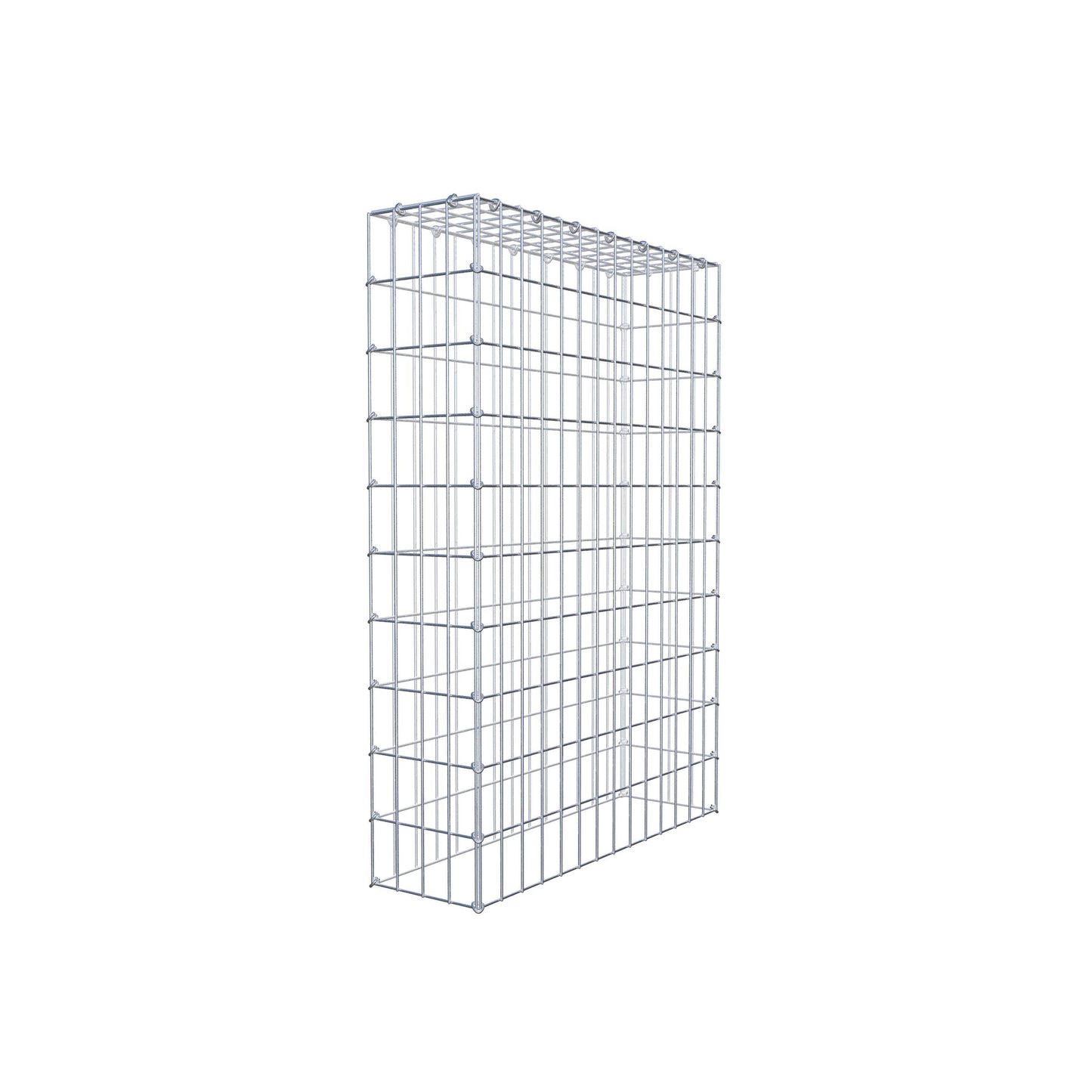 Gabião Tipo 3 100 cm x 70 cm x 20 cm (C x A x P), malhagem 5 cm x 10 cm, anel C