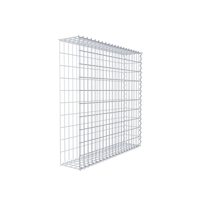 Gabião tipo 2 100 cm x 100 cm x 20 cm (C x A x P), malhagem 5 cm x 10 cm, espiral