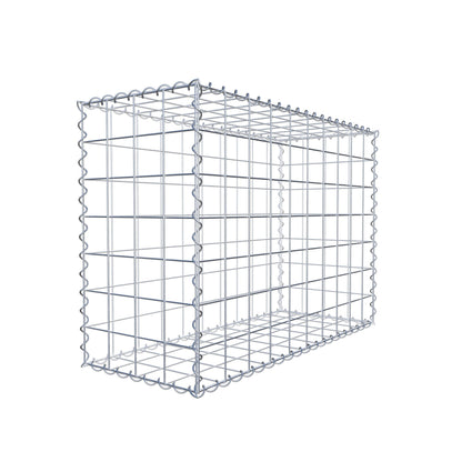 Gabion 100 cm x 70 cm x 40 cm (L x H x D), maskestørrelse 10 cm x 10 cm, spiral