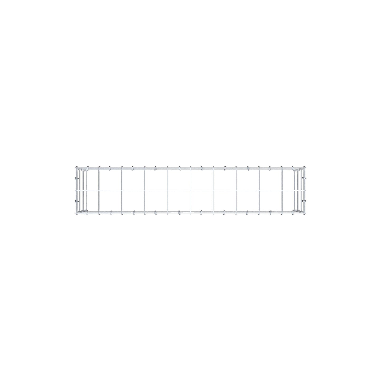 Gavión complementario de tipo 3 100 cm x 30 cm x 20 cm (L x A x P), malla 10 cm x 10 cm, anillo en C