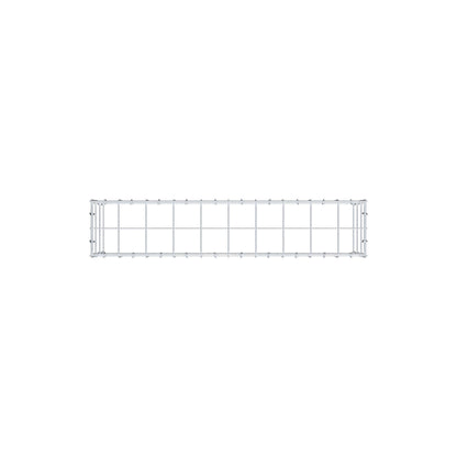 Gavión complementario de tipo 3 100 cm x 30 cm x 20 cm (L x A x P), malla 10 cm x 10 cm, anillo en C
