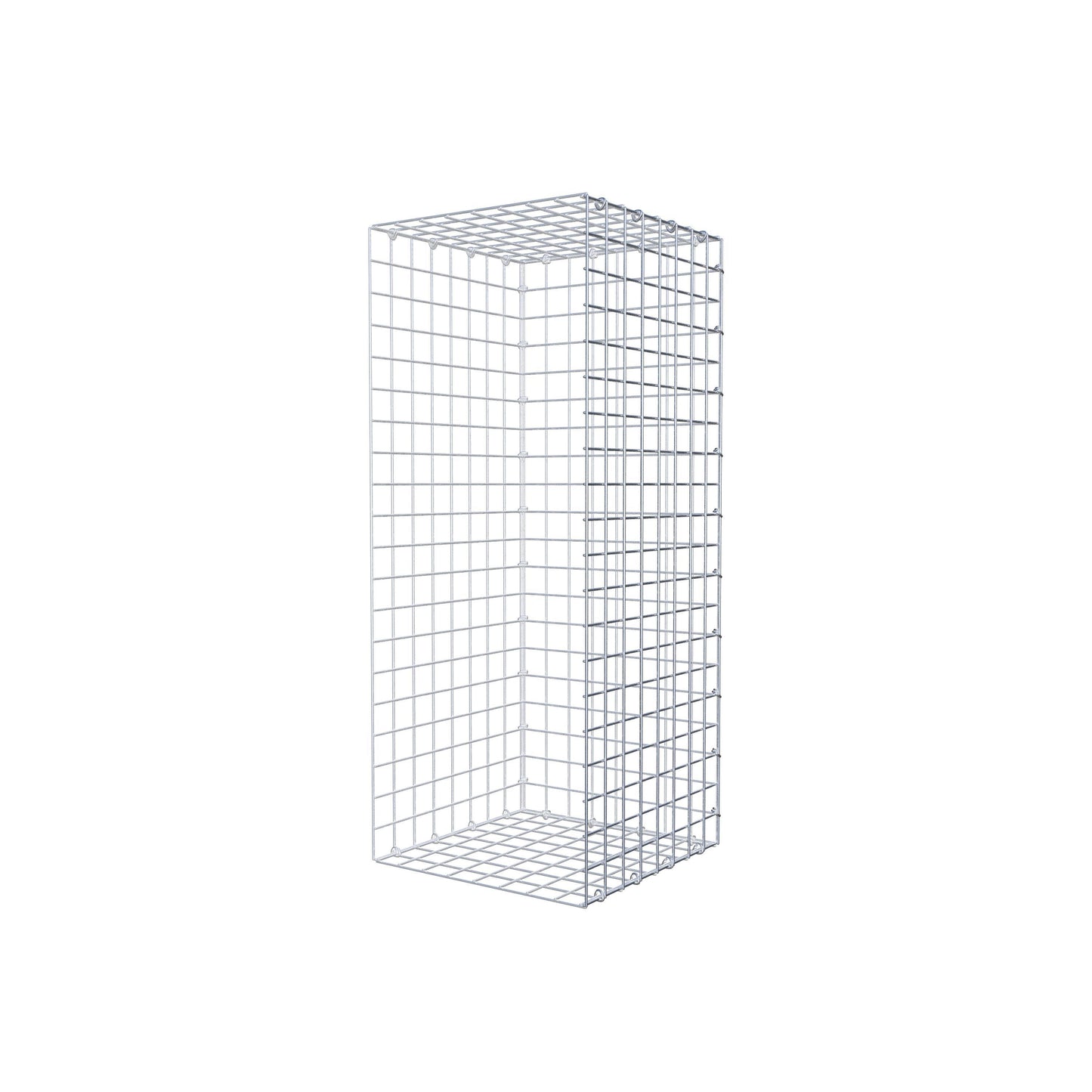 Anbaugabione Typ 2 100 cm x 40 cm x 40 cm (L x H x T), Maschenweite 5 cm x 5 cm, C-Ring