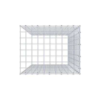 Gabião Tipo 4 100 cm x 50 cm x 40 cm (C x A x P), malhagem 5 cm x 5 cm, anel C