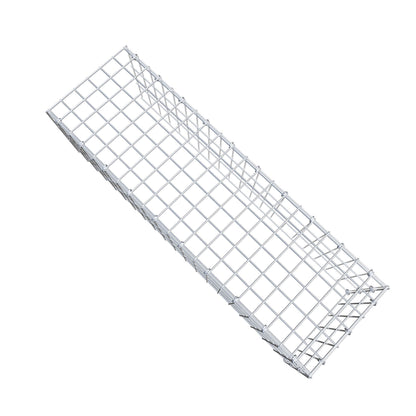 Monteret gabion type 4 100 cm x 30 cm x 30 cm (L x H x D), maskestørrelse 5 cm x 10 cm, C-ring