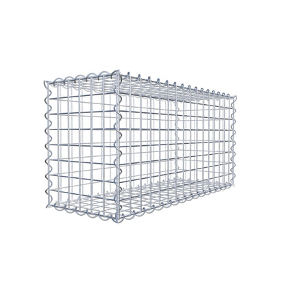 Gabione 80 cm x 40 cm x 30 cm (L x H x T), Maschenweite 5 cm x 5 cm, Spirale