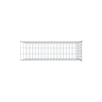 Aangegroeide schanskorf type 2 100 cm x 60 cm x 30 cm (L x H x D), maaswijdte 5 cm x 10 cm, spiraal