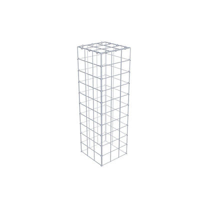 Monteret gabion type 3 100 cm x 30 cm x 30 cm (L x H x D), maskestørrelse 10 cm x 10 cm, C-ring