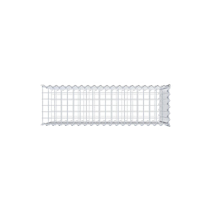 Grown-on gabion type 2 100 cm x 50 cm x 30 cm (L x H x D), mesh size 5 cm x 5 cm, spiral