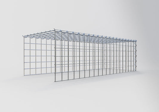 Gavión complementario tipo 4 100 cm x 30 cm x 40 cm (L x A x P), malla 5 cm x 5 cm, espiral