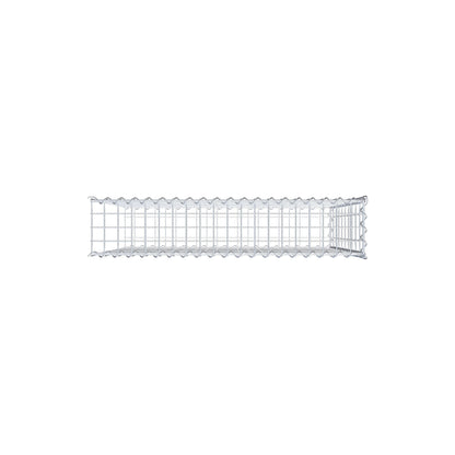 Gabião tipo 2 100 cm x 100 cm x 20 cm (C x A x P), malhagem 5 cm x 10 cm, espiral