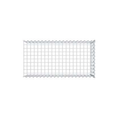 Gavión complementario tipo 4 100 cm x 40 cm x 50 cm (L x A x P), malla 5 cm x 10 cm, espiral
