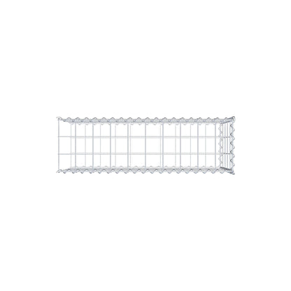Gabion rapporté type 2 100 cm x 50 cm x 30 cm (L x H x P), mailles 10 cm x 10 cm, spirale