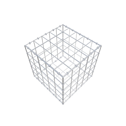 Gabião 50 cm x 50 cm x 50 cm (C x A x P), malhagem 10 cm x 10 cm, anel C