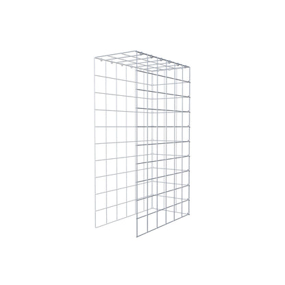 Monteret gabion type 4 100 cm x 60 cm x 30 cm (L x H x D), maskestørrelse 10 cm x 10 cm, C-ring