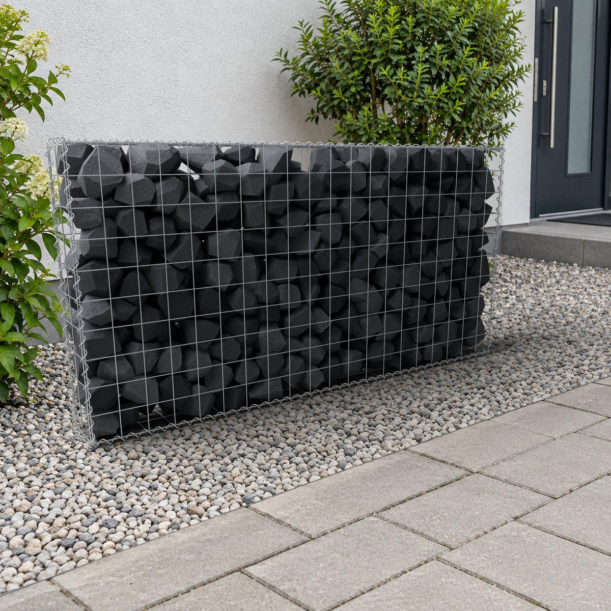 Gabbione 200 cm x 100 cm x 20 cm (L x H x P), maglia 10 cm x 10 cm, spirale