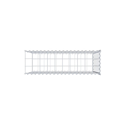 Anbaugabione Typ 2 100 cm x 70 cm x 30 cm (L x H x T), Maschenweite 10 cm x 10 cm, Spirale