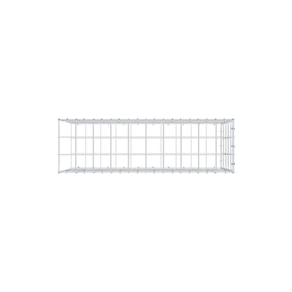 Gabbione aggiuntivo di tipo 2 100 cm x 50 cm x 30 cm (L x H x P), maglia 10 cm x 10 cm, anello a C