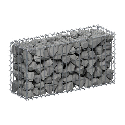 Gabion 100 cm x 50 cm x 30 cm (L x H x D), mesh size 5 cm x 10 cm, spiral