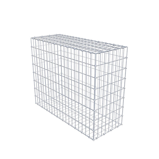 Gabião 100 cm x 80 cm x 40 cm (C x A x P), malhagem 5 x 10 cm, anel espiral