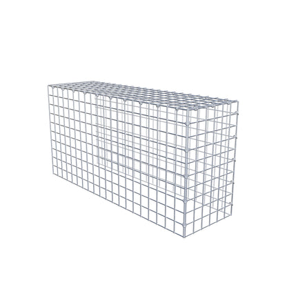 Anbaugabione Typ 4 100 cm x 50 cm x 30 cm (L x H x T), Maschenweite 5 cm x 5 cm, C-Ring
