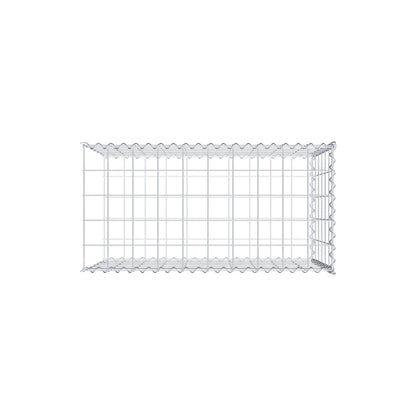 Anbaugabione Typ 2 100 cm x 60 cm x 50 cm (L x H x T), Maschenweite 10 cm x 10 cm, Spirale