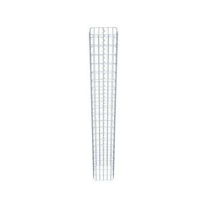 Gabionensäule eckig feuerverzinkt, 27 cm x 27 cm, 200 cm Höhe, MW 5 cm x 10 cm