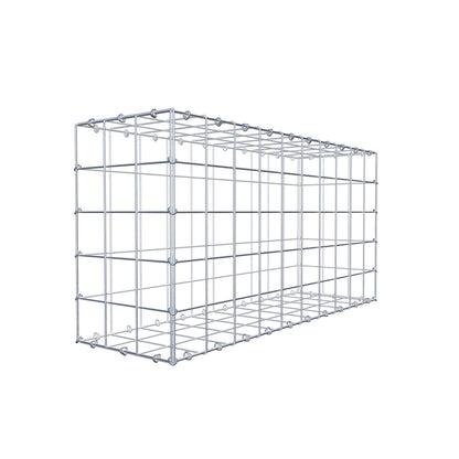 Gabione 100 cm x 50 cm x 30 cm (L x H x T), Maschenweite 10 cm x 10 cm, C-Ring