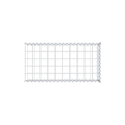 Gavión complementario tipo 2 100 cm x 20 cm x 50 cm (L x A x P), malla 10 cm x 10 cm, espiral