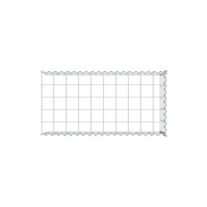 Gabion rapporté type 4 100 cm x 30 cm x 50 cm (L x H x P), mailles 10 cm x 10 cm, spirale