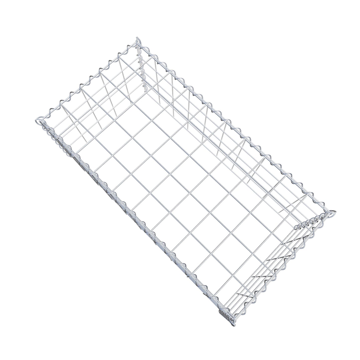 Gabbione aggiuntivo tipo 3 100 cm x 40 cm x 50 cm (L x A x P), maglia 10 cm x 10 cm, spirale