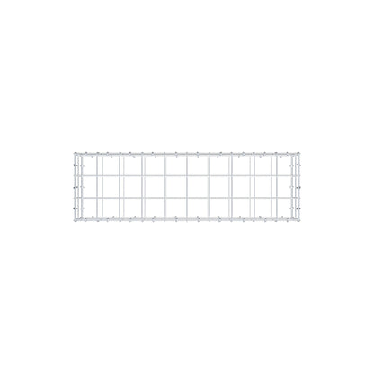 Gabion 100 cm x 20 cm x 30 cm (L x H x D), mesh size 10 cm x 10 cm, C-ring